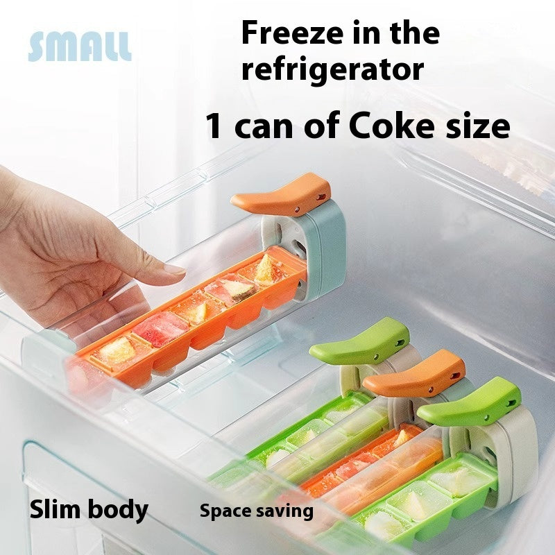 Ice Cube Press Ice Maker Ice Mold Food Grade Press Ice Tray Ice Cube Maker Ice Tray Mold With Storage Box