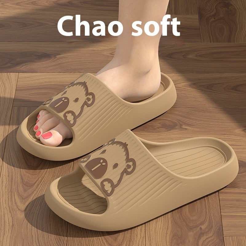 Cartoon Slippers Cute Non slip Floor Bathroom Slipper Summer Women's House Shoes