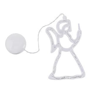 Christmas LED Suction Cup Window Lights, Santa, Reindeer, Snowman Holiday Chandelier Decor with Battery Power - CyberLLC