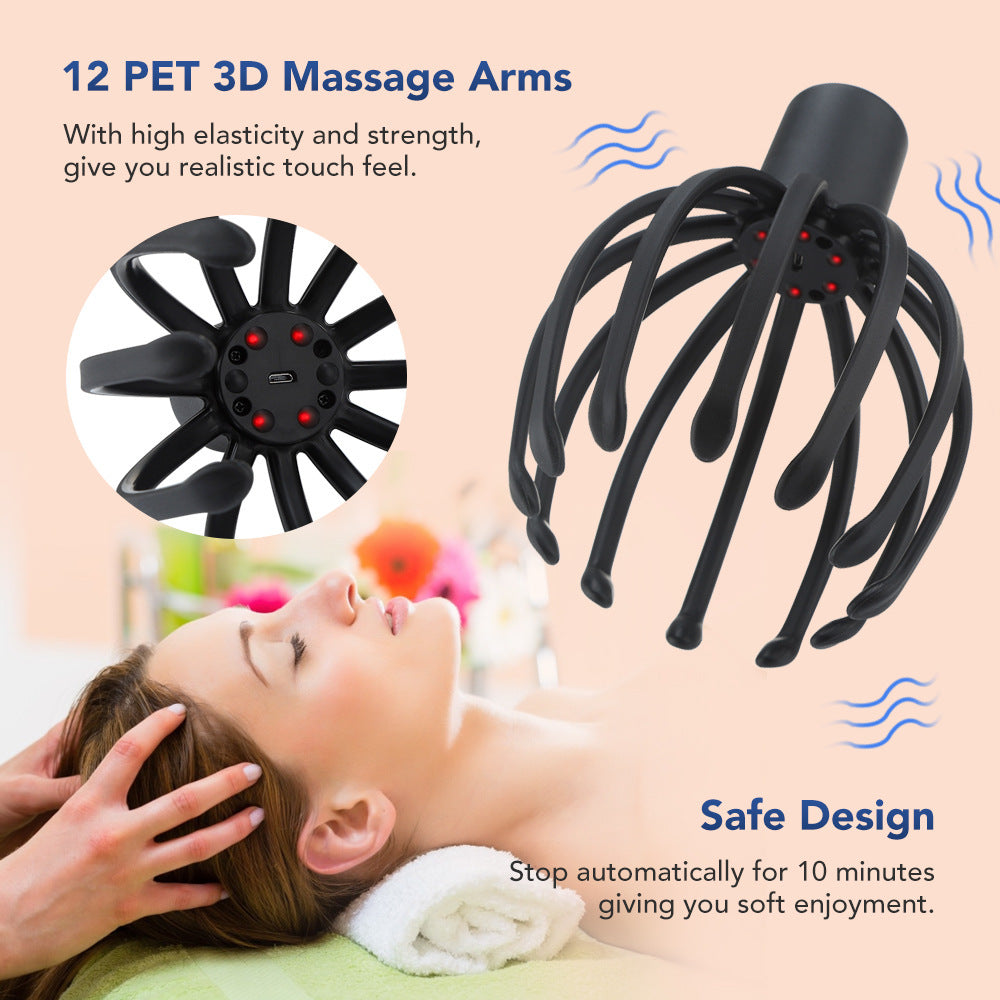 Octopus Electric Head Massage Tingler - CyberLLC