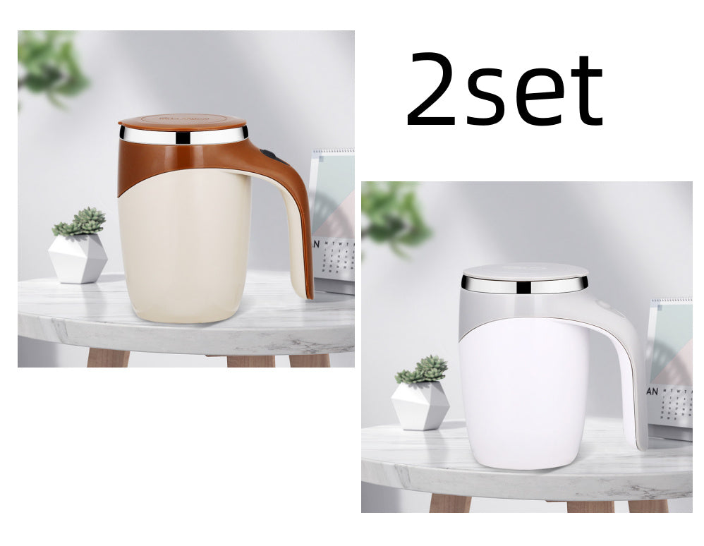 Rechargeable Magnetic Stirring Cup – Elegant Automatic Mixer for Coffee & Drinks! - CyberLLC