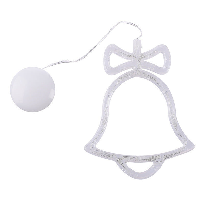 Christmas LED Suction Cup Window Lights, Santa, Reindeer, Snowman Holiday Chandelier Decor with Battery Power - CyberLLC