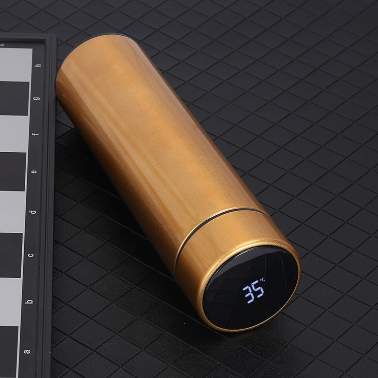 500ML Smart Water Bottle Stainless Steel Vacuum Flasks Intelligent Temperature Display Coffee Mug Cup - CyberLLC