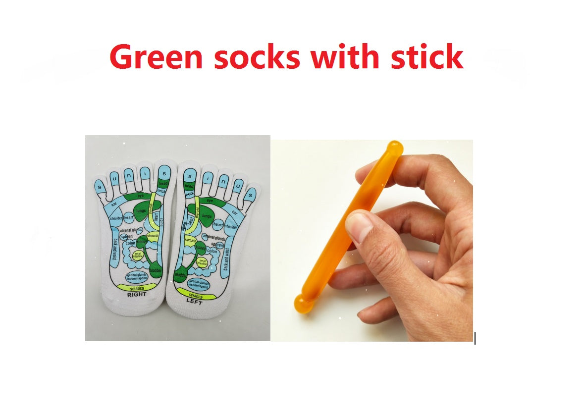 Massage Relieve Tired Feet Socks Acupressure Foot Massager Reflexology Socks Foot Point Sock Foot Point Tool Physiotherapy Sock - CyberLLC