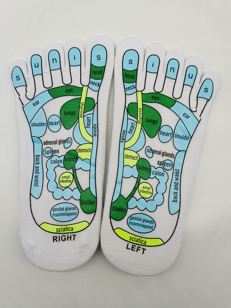 Massage Relieve Tired Feet Socks Acupressure Foot Massager Reflexology Socks Foot Point Sock Foot Point Tool Physiotherapy Sock - CyberLLC