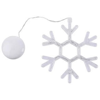 Christmas LED Suction Cup Window Lights, Santa, Reindeer, Snowman Holiday Chandelier Decor with Battery Power - CyberLLC