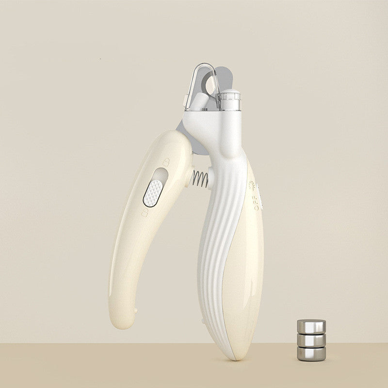 Pet Nail Clippers Dog Nail Clippers Cat Nail Clippers LED Electric Nail Grinder Pet Supplies LED Light Pet Nail Clippers - CyberLLC