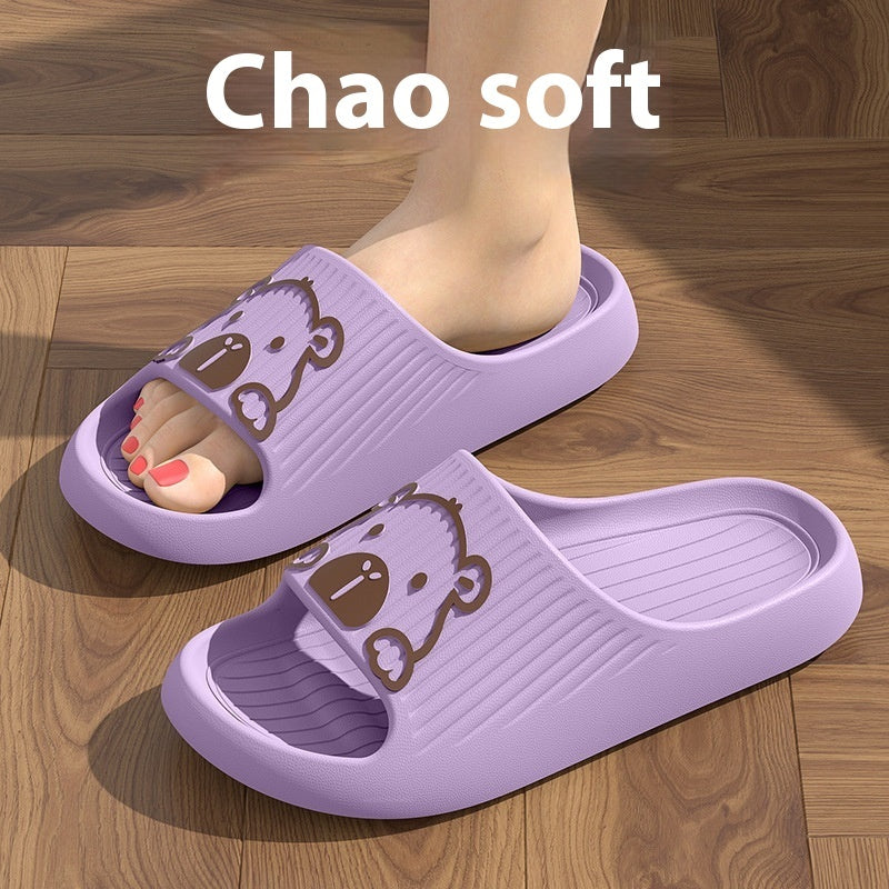 Cartoon Slippers Cute Non slip Floor Bathroom Slipper Summer Women's House Shoes