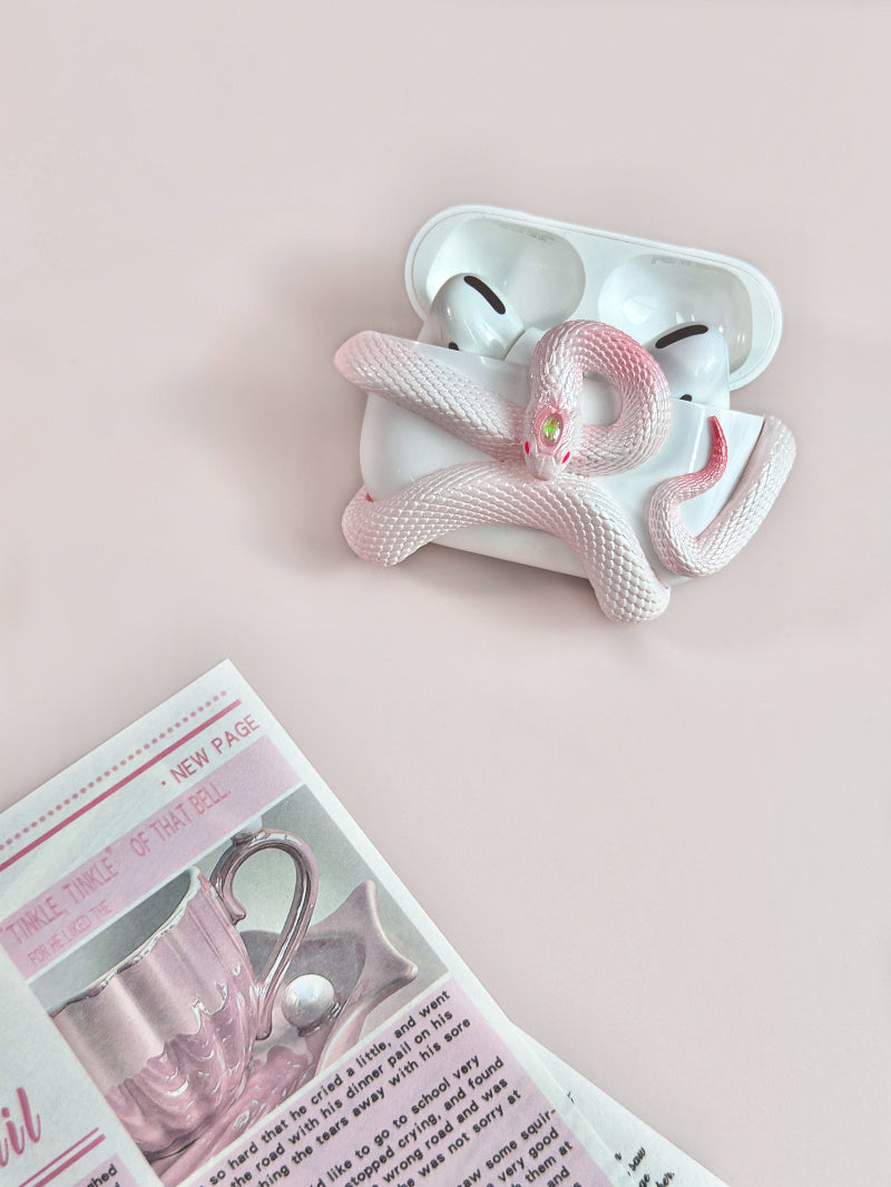 Elegant Snake Wireless Earphone Case Headset Protective Case Silicone Earphone Case Cover - CyberLLC