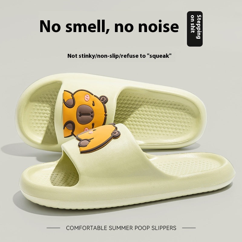 Cartoon Slippers Cute Non slip Floor Bathroom Slipper Summer Women's House Shoes