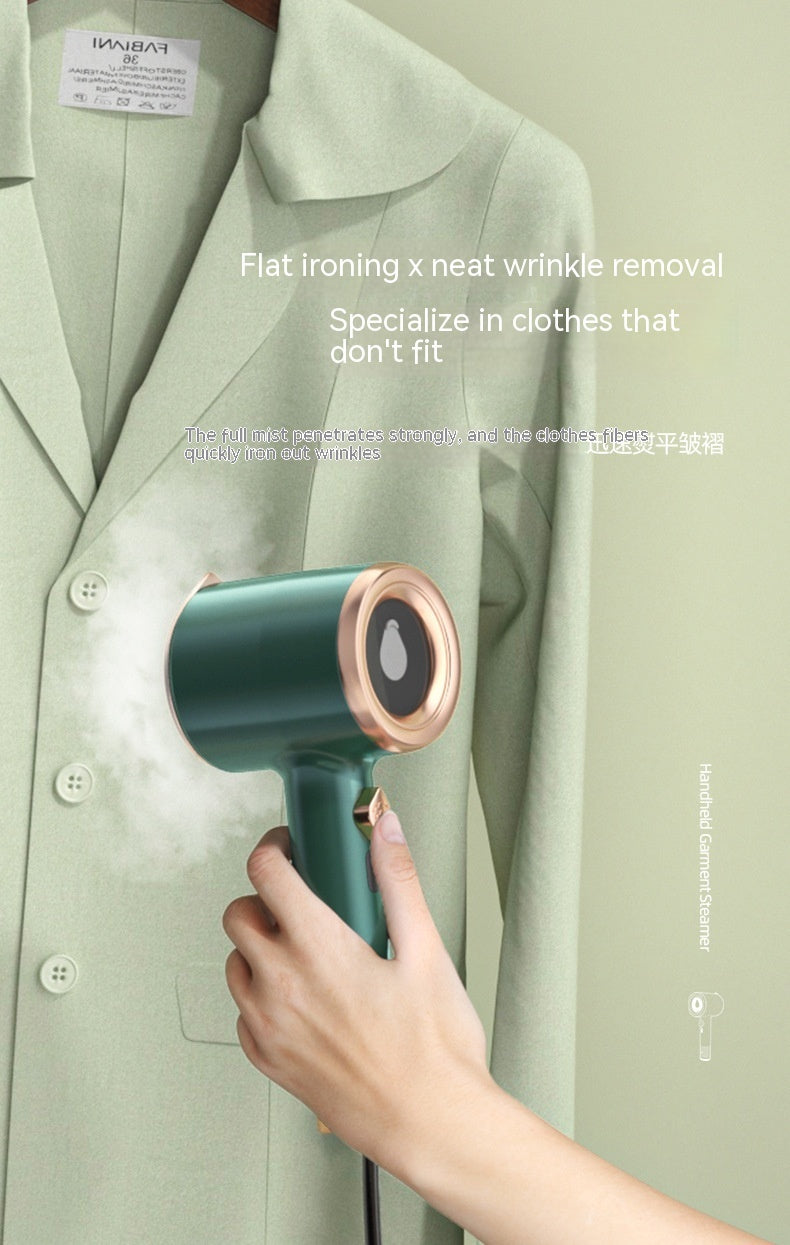 All New, Elegant Mini Portable Handheld Garment Steamer, Versatile Fabric, clothes Steam Iron for Travel & Home Use, Vertical Design - CyberLLC