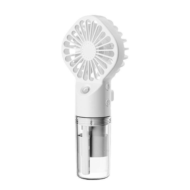 Portable Handheld Spray Fan 4-Speed Water Spray Mist Fan Summer Cooling Artifact USB Charging Summer Supplies Outdoor Mini Fan - CyberLLC