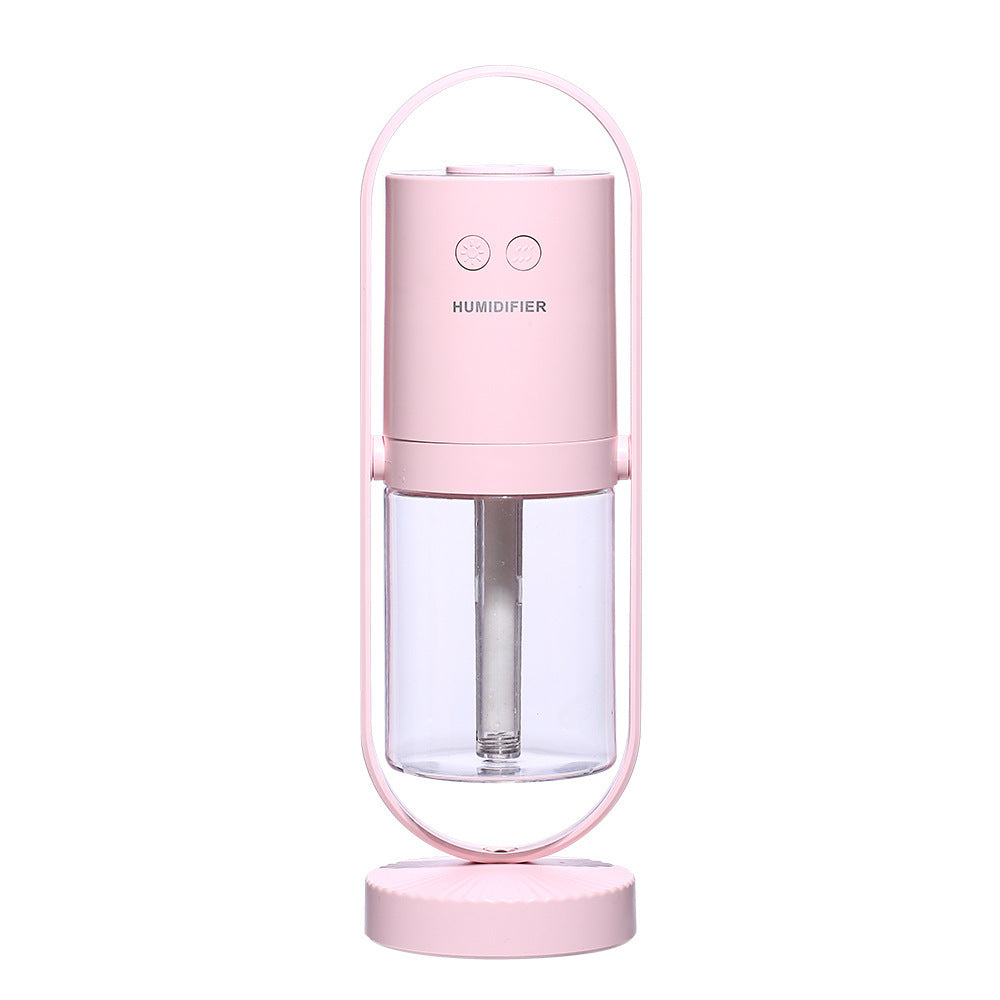 Magic Shadow USB Air Humidifier: Ultrasonic Mist Maker with Night Light Projection & Mini Air Purifier for Home, Office, & Car - CyberLLC