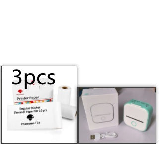 Portable Bluetooth Mini Thermal Label Printer, Perfect for Photos, Price Tags, and Student Projects - CyberLLC