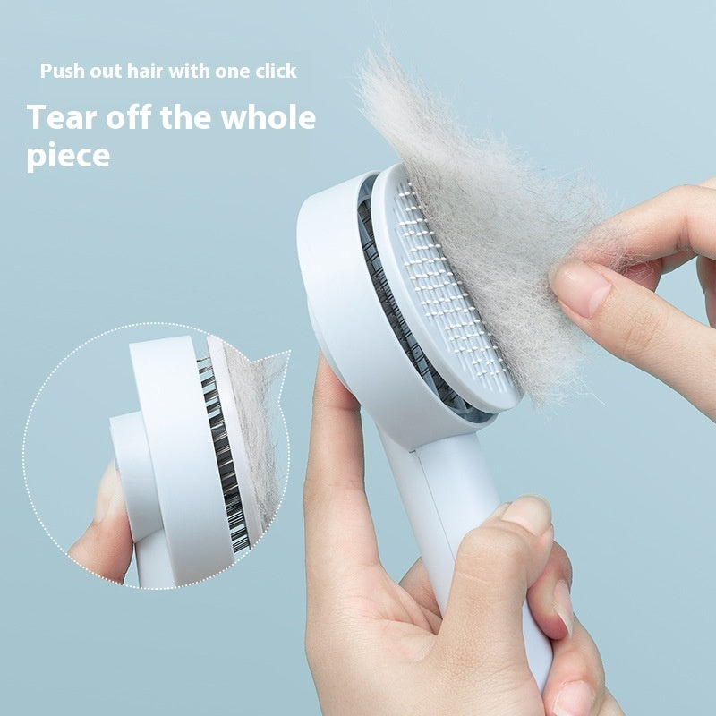 Premium Pet Ultra Comb Hair Remover Brush Cat & Dog Pet Comb Self Cleaning Massage Brushes Grooming Supplies