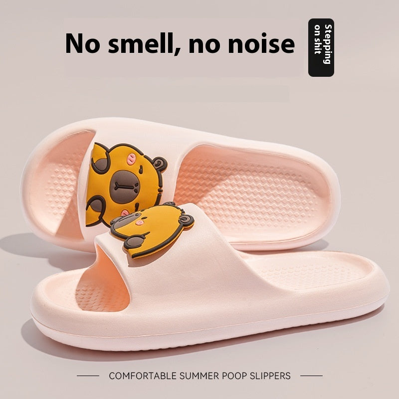 Cartoon Slippers Cute Non slip Floor Bathroom Slipper Summer Women's House Shoes
