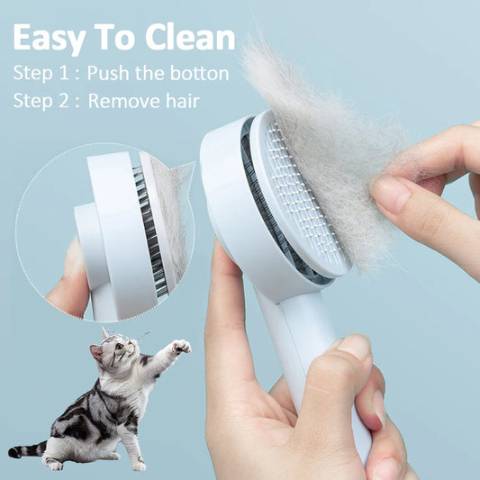 Premium Pet Ultra Comb Hair Remover Brush Cat & Dog  Pet Comb Self Cleaning Massage Brushes Grooming Supplies