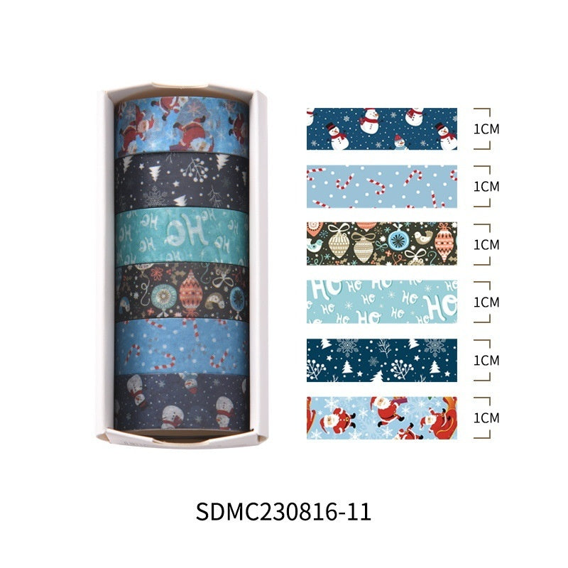 Creative Christmas Gift And Paper Adhesive Tape, Christmas Decoration Material Cute Christmas Tape - CyberLLC