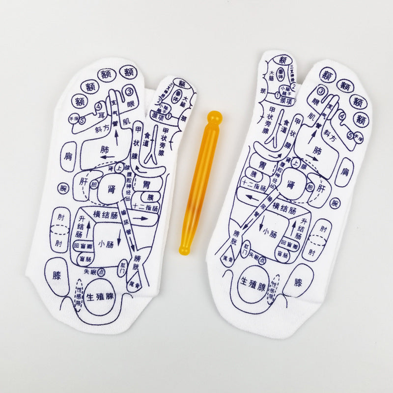 Massage Relieve Tired Feet Socks Acupressure Foot Massager Reflexology Socks Foot Point Sock Foot Point Tool Physiotherapy Sock - CyberLLC