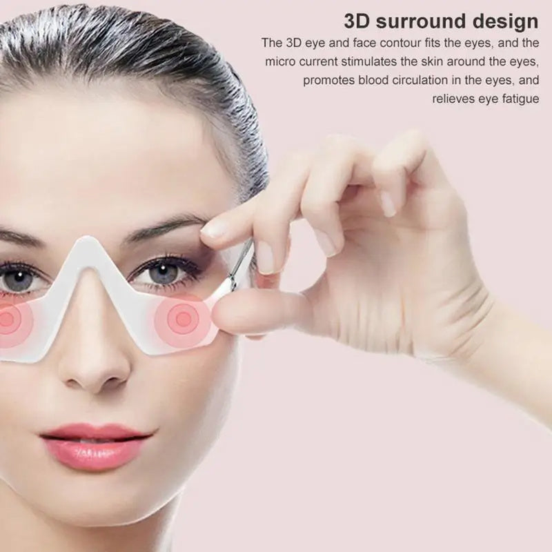3D Eye Beauty Instrument Micro-Current Pulse Eye Relax Reduce Wrinkles And Dark Circle Remove Eye Bags Massager Beauty Tool - CyberLLC