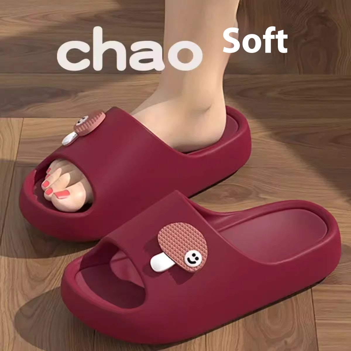Cartoon Slippers Cute Non slip Floor Bathroom Slipper Summer Women's House Shoes