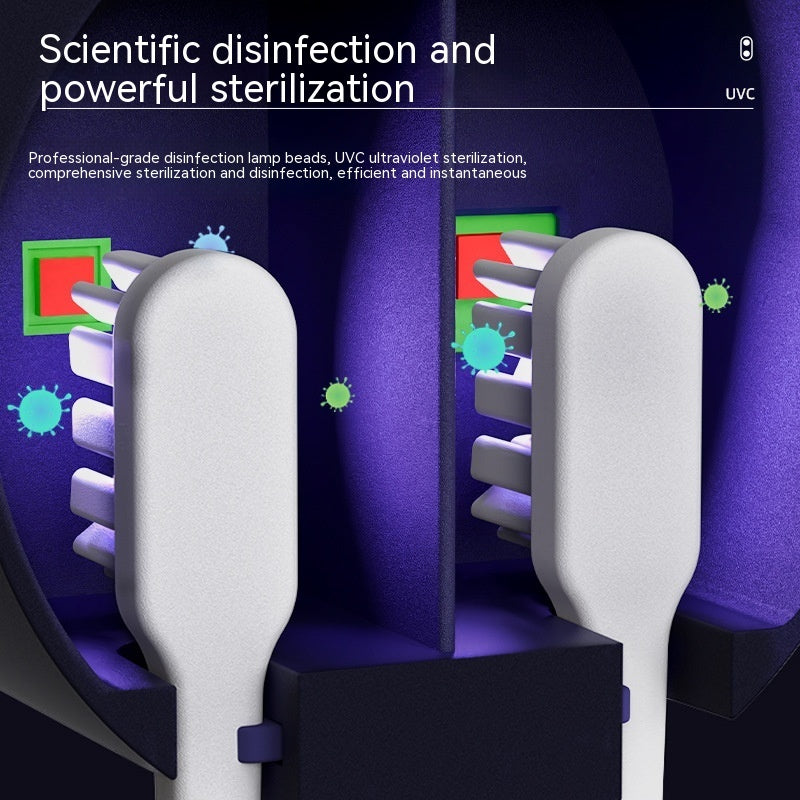 Tooth Brush Holder Sanitizer Uv Toothpaste Toothbrush Disinfectant - CyberLLC