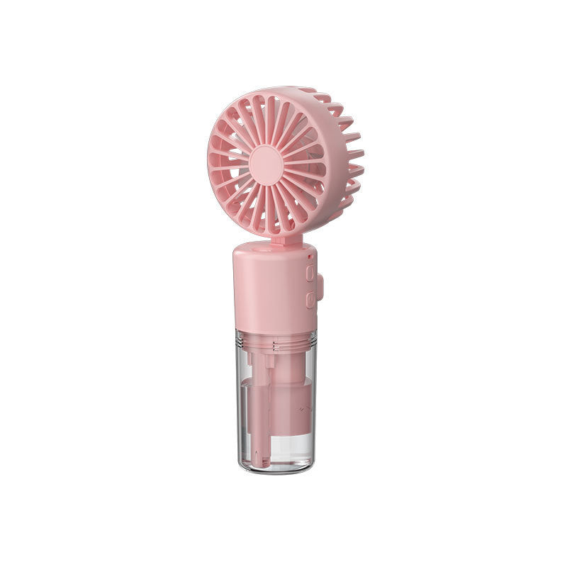 Portable Handheld Spray Fan 4-Speed Water Spray Mist Fan Summer Cooling Artifact USB Charging Summer Supplies Outdoor Mini Fan - CyberLLC