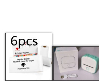 Portable Bluetooth Mini Thermal Label Printer, Perfect for Photos, Price Tags, and Student Projects - CyberLLC