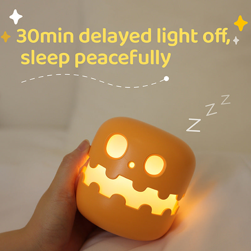Pumpkin Lamp Bedside Halloween Funny Decoration Ambience Light For Bedrooms Living Room Decoration Kids Birthday Gift Halloween Decorations - CyberLLC