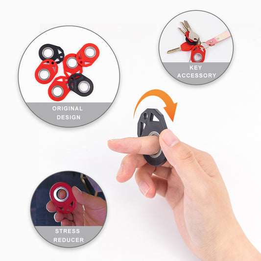 Ultimate 3-in-1 Fidget Spinner Keychain, Stress-Relief Spinner, Hand Toy & Bottle Opener for Kids & Adults - CyberLLC