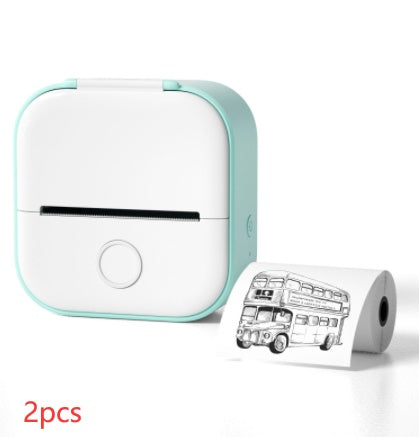 Portable Bluetooth Mini Thermal Label Printer, Perfect for Photos, Price Tags, and Student Projects - CyberLLC