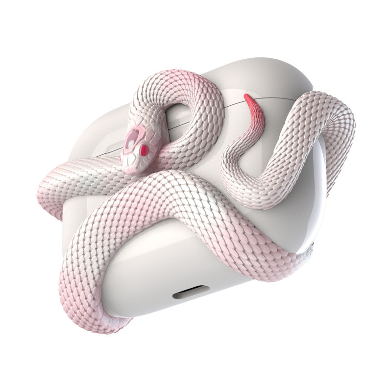 Elegant Snake Wireless Earphone Case Headset Protective Case Silicone Earphone Case Cover - CyberLLC