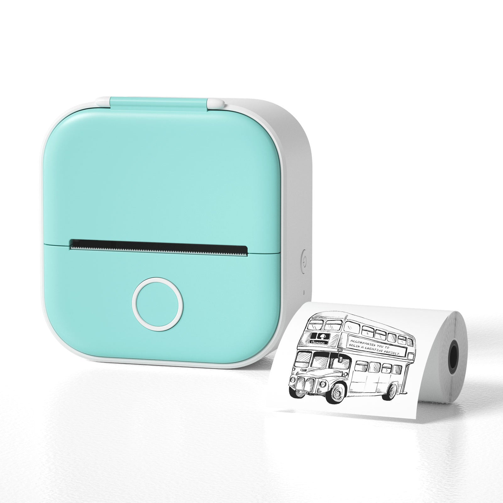 Portable Bluetooth Mini Thermal Label Printer, Perfect for Photos, Price Tags, and Student Projects - CyberLLC