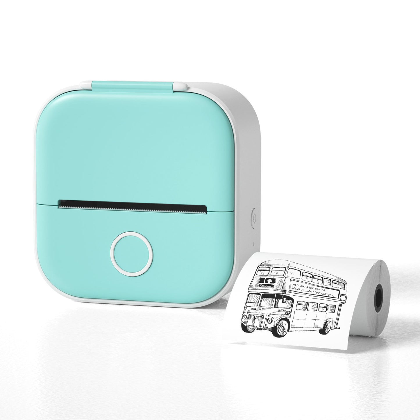 Portable Bluetooth Mini Thermal Label Printer, Perfect for Photos, Price Tags, and Student Projects - CyberLLC
