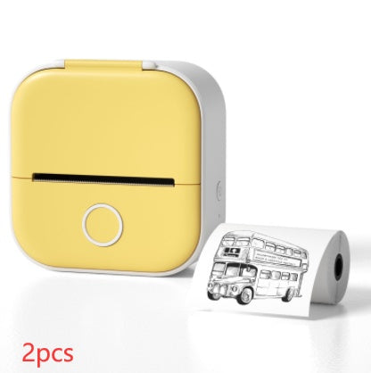 Portable Bluetooth Mini Thermal Label Printer, Perfect for Photos, Price Tags, and Student Projects