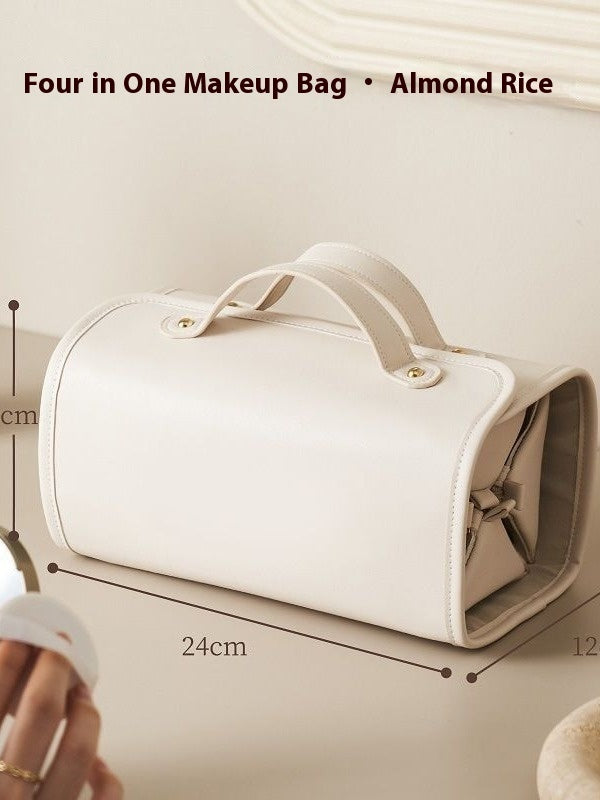 Deluxe Folding Cosmetic Bag, Large Capacity, Waterproof & Portable Travel Handbag for Women - CyberLLC