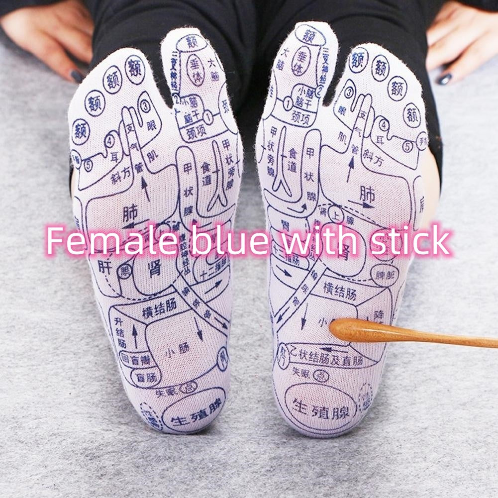 Massage Relieve Tired Feet Socks Acupressure Foot Massager Reflexology Socks Foot Point Sock Foot Point Tool Physiotherapy Sock - CyberLLC