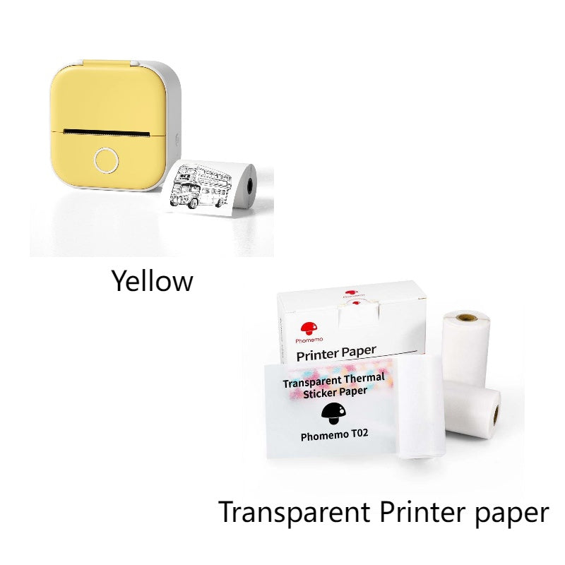Portable Bluetooth Mini Thermal Label Printer, Perfect for Photos, Price Tags, and Student Projects