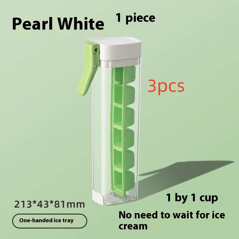 Ice Cube Press Ice Maker Ice Mold Food Grade Press Ice Tray Ice Cube Maker Ice Tray Mold With Storage Box