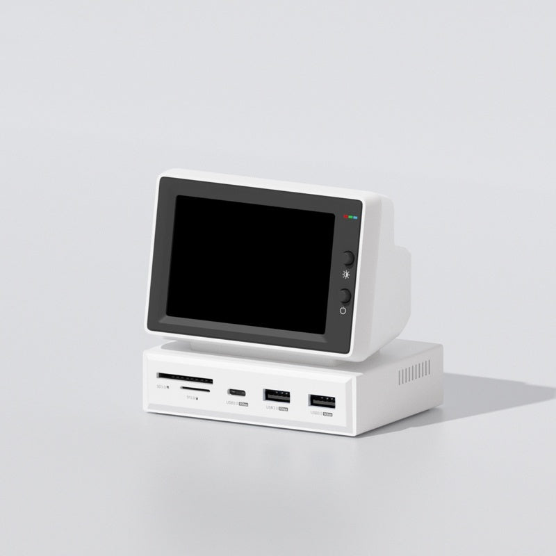 Small Computer Secondary Screen Desktop Expansion Dock Chassis - CyberLLC