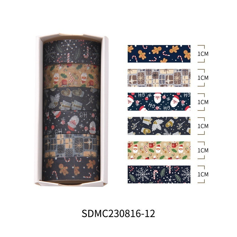Creative Christmas Gift And Paper Adhesive Tape, Christmas Decoration Material Cute Christmas Tape - CyberLLC
