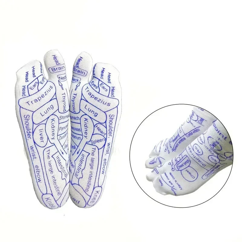 Massage Relieve Tired Feet Socks Acupressure Foot Massager Reflexology Socks Foot Point Sock Foot Point Tool Physiotherapy Sock - CyberLLC