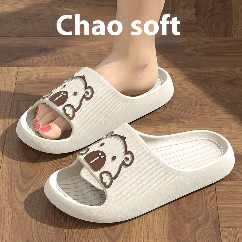 Cartoon Slippers Cute Non slip Floor Bathroom Slipper Summer Women's House Shoes