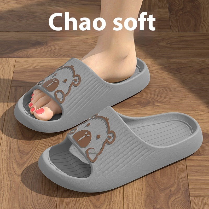 Cartoon Slippers Cute Non slip Floor Bathroom Slipper Summer Women's House Shoes