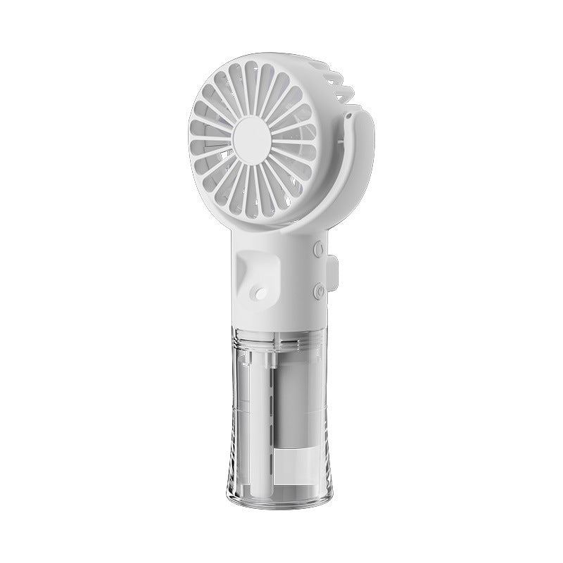 Portable Handheld Spray Fan 4-Speed Water Spray Mist Fan Summer Cooling Artifact USB Charging Summer Supplies Outdoor Mini Fan - CyberLLC