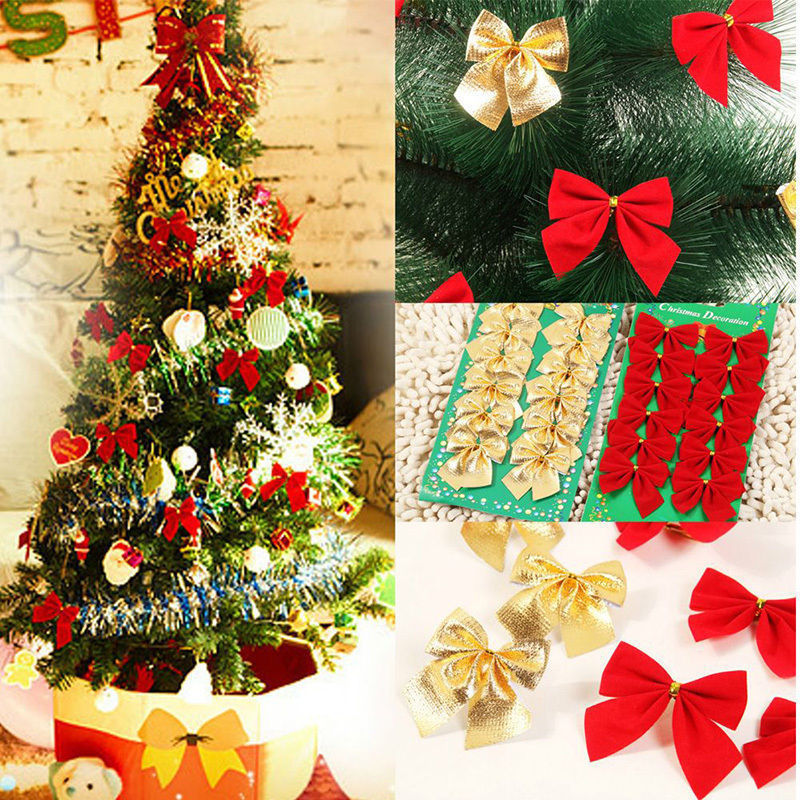 Beautiful Christmas Tree Ornaments, Decoration Bow - CyberLLC