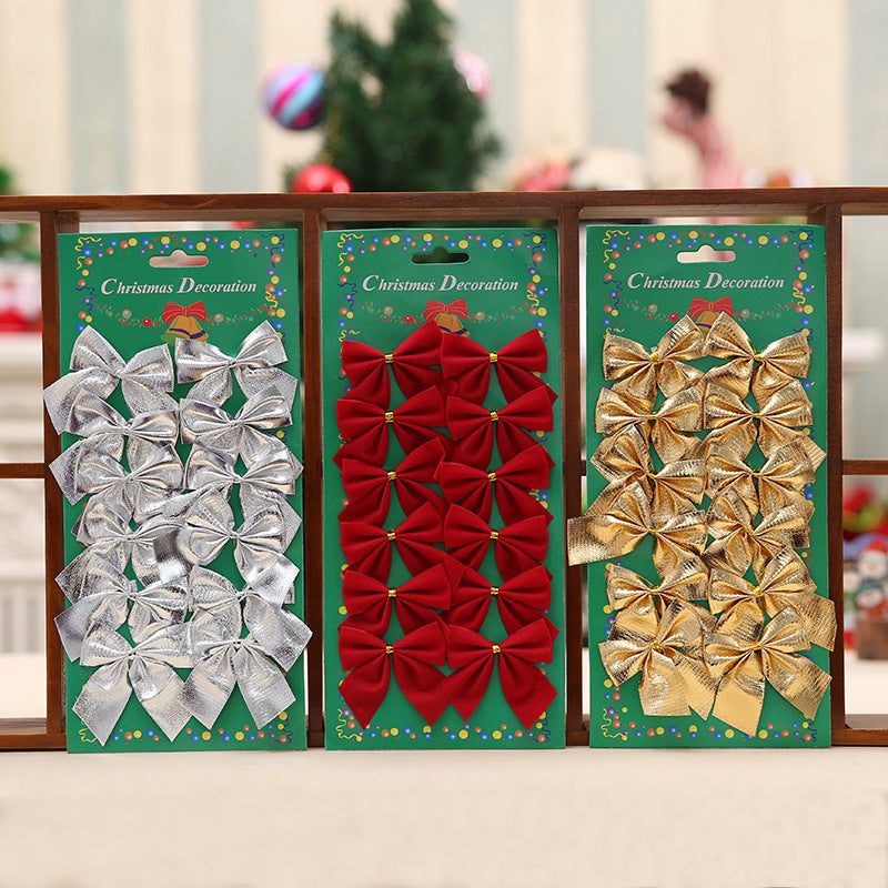 Beautiful Christmas Tree Ornaments, Decoration Bow - CyberLLC