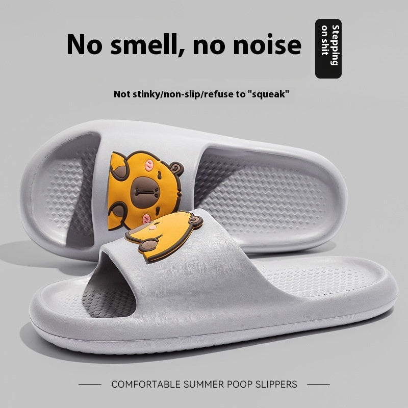 Cartoon Slippers Cute Non slip Floor Bathroom Slipper Summer Women's House Shoes