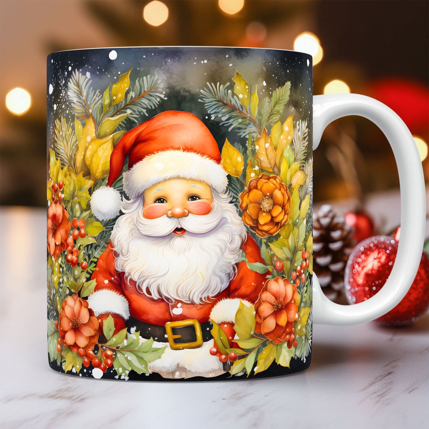 Creative 3D Christmas Ceramic Mug Unique Space Design Snowman Santa Coffee Cup Tea Milk Mug Christmas Gifts For Kids Adults - CyberLLC