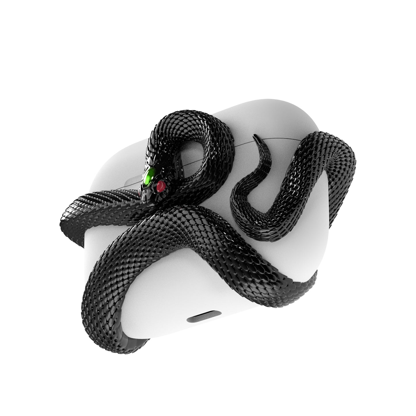 Elegant Snake Wireless Earphone Case Headset Protective Case Silicone Earphone Case Cover - CyberLLC